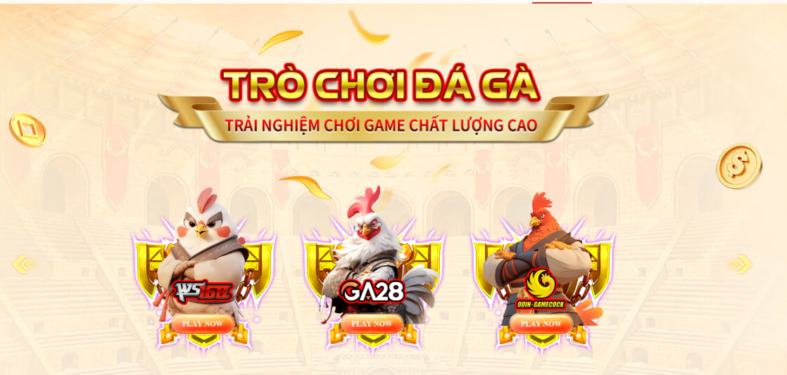 AU88 – TRANG CHỦ 28 Sảnh đá gà Au88 với các nhà cung cấp: WS168, GA28, ODIN