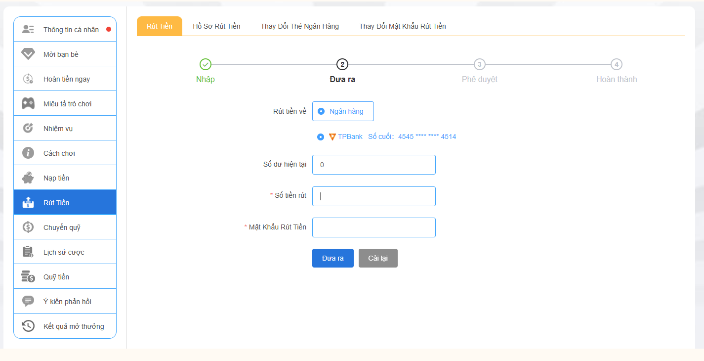 AU88 – TRANG CHỦ 31 Hướng dẫn chi tiết các bước rút tiền AU88